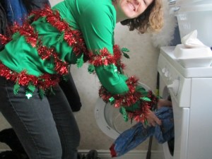 Laundry can be Holly Jolly - see?