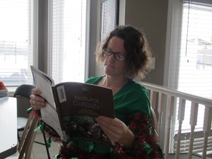 Oh what fun it is to read in my Ugly Christmas Sweater.