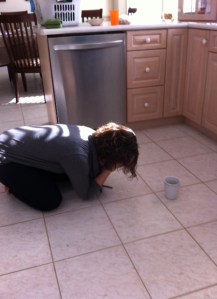 My coffee cooled off before I could finish it.