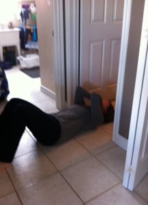 Someone forgot to flush the toilet. Again.