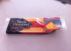 I went with the Old Cheddar, but marble, mozzarella, medium all work equally well. Feeling adventurous? Why not Havarti?