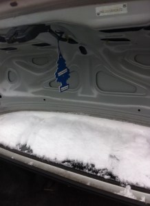 My attempt to cover up the "au de smelly socks".